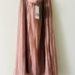Zara Blush Maxi Skirt